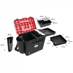 Valigetă pescar Baracuda HS002